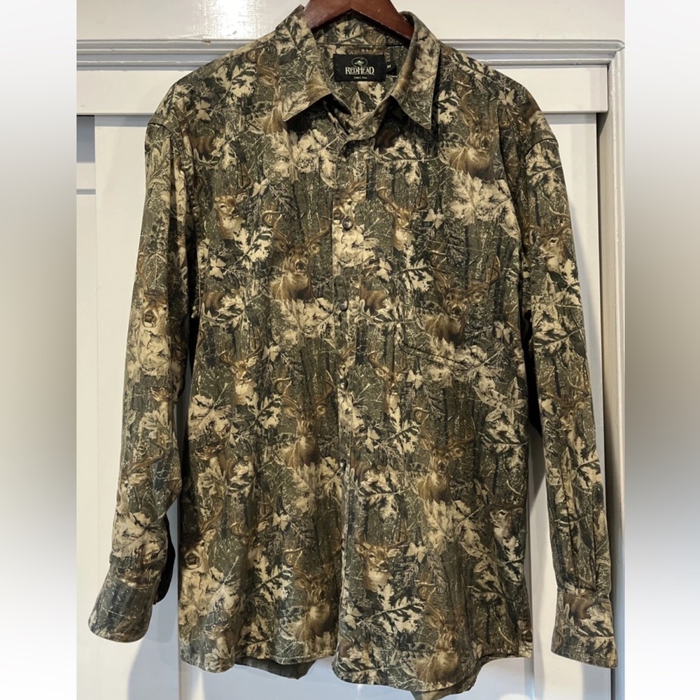 RedHead Camouflage Buck Hinting Shirt Mens size Medium